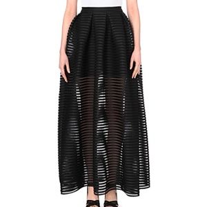 Maje Jongle Perforated Skirt